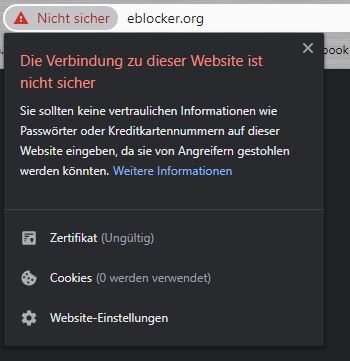 eblocker function test web filtering https failure bugs issues eblocker open source forum